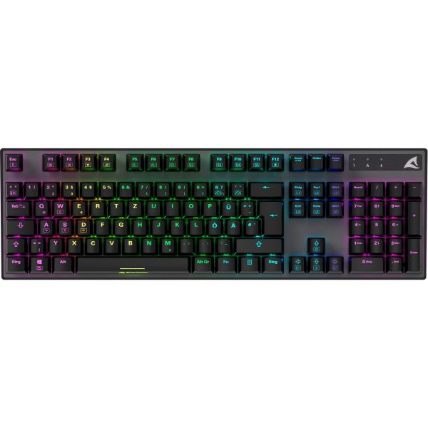 Sharkoon SKILLER SGK20 schwarz, DE-Layout Huano Brown